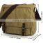 Sedex pillar 4 factory audit customized Leisure style popular light weight plain mens canvas messenger bag