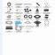 SPARE PARTS MS070 660 038/380 381 4500 5200 5800 GASOLINE PORTABLE CHAIN SAW