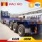 China 40ft container truck semi traile, 3 axle flatbed semi-trailer
