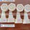 Plastic centrifugal spray nozzles