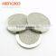 sintered porous SS frit for 50 mm membrane filters