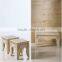 Italy Brilliant Crystal Decorated Side Table/Lamp Table, Attrative Ebony Wood Veneer Side Table/Lamp Table with Leather Detials