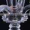 Top fashion custom design wedding centerpiece crystal cadelabra for sale