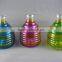 colored glass wasp trap hanging glass bee catcher , glsss bee catcher