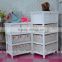 Wholesale wooden storage cabinet with basket drawers