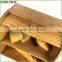 Bamboo corner bread box for kitchen Homex-BSCI