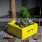 Home & garden flower plants metal square planter
