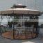 iron garden gazebo / outdoor small house solid wood furniture