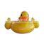 2017 hot selling leasure giant inflatable yellow duck pool float ourdoor swim ring watergame toys and party lounge for adults