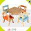 Wholesale Square table and chair wooden school furniture cheap square table and chair furniture suppliers W08G211