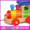 OEM welcome baby early learning toys wooden toy train,High quanlity children wooden toys train wholesale W05C024