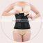 3 Hooks Black Postnatal breathable free sample belly shaper body shaper for women