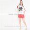 summer lady street funny round neck hip hop t shirt OEM service