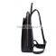 2016 Black Pattern Leather Backpack Girl School Bag