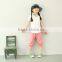 Newest Fashion Girl Casual Loose Linen Trousers,Kids Elastic Hems Pants