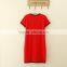 New Design Hot Sale Family Clothes/mum And Kids Dress Red Rose Dress Family Clothes Set Short Sleeve
