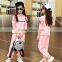 AS-595G new arrival sports clothes wholesale factory children's clothes sets girls' 2pcs fancy clothing