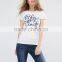 OEM Customized shirts for women t-shirt custom t shirt printing girls printed t shirts