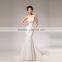 Sexy backless spaghetti straps lace wedding dress fishtail