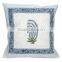 Cushion Cover - BLOCK PRINTED - Sky Blue Motif