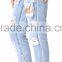 2017 Customized New style women jeans cheap skinny jeans for women