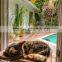 Pvc frame durable sucion cup cat window bed with color box