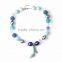 Wholesale Kids Cinderella High-heeled Shoes Crystal Pendant Chunky Necklace Jewelry Set