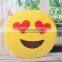 (HOT) Wholesale Plush Emoji Pillow Emoji plush soft toy Emoji toys