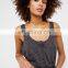 Women sleeveless adjustable and removable tie at the waist comfy romper