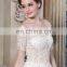 Hight Quality Offshoulder Fantasy Wedding Dress Water Soluble Lace Wedding Dress