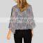2015 new in Josey Lattice Sleeve Blouse