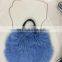 new design women white lamb fur shoulder bag /lady's bag