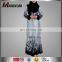 2017 Customized Printing Muslim Baju Kurung Modern Style Abaya High Quality Elegant Muslimah Women Baju Suit