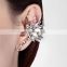 2017 The new crystal temperamet u stud earrings