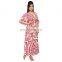 Summer Women Casual Wear Kaftan 100%Cotton Plus Size Hand Made Shirt Long Maxi Dress kaftan Tunic Long Kaftan