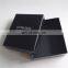 White printed logo, black glossy lamination paperboard box for packing his-and-hers watches