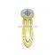 Custom Zinc Alloy Gold Casting Creative Bookmark for Wholeslae