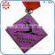 Imitation enamel gold plated metal plaques hanging medal