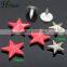 high quality cheap colorful star shape metal spike stud for jean shoe and garment