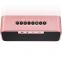 Portable Mini Wireless Bluetooth Display Speaker with Alarm Clock, Hands-Free Calls, FM Radio