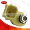Motorcycle 10 stroke yellow fuel injector nozzle