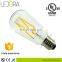 ST64 4W 6W 8W vintage dimmable led long&short filament light bulb china led light