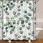 i@home mildew resistant leaves custom wholesale shower curtain waterproof polyester