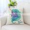 i@home Unicorn carton printing home decor car seat lumbar support pillow cushion cover for sofa
