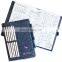 Color custom A4 A5 A6 felt notebook cover with pen holder for promotional