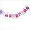 cusotomize size and color string flag felt