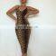 2020 New Arrival Women Sleeveless Wild Leopard Dress Lady Sexy Backless Summer Dress