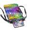 Sequins Coin Purse bags mermaid Sold Patchwork Cell phone pocket 8Colors