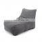 Customized Soft Pouffe Lazy Sofa Indoor Living Room Furniture  Bean Bag Sofas  Foot Rest Stool