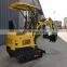 Free shipping mini bagger 1000kg 1 ton 2 cylinder in garden mini excavator 1 ton for sale